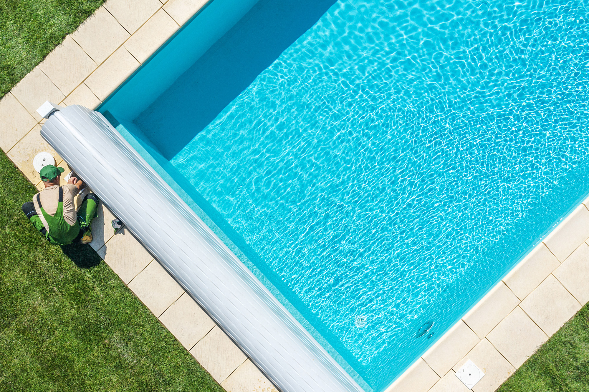 piscine vue d'en haut